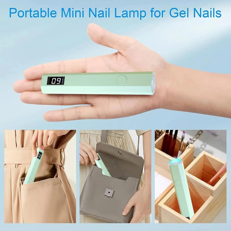 YIKOOLIN Handheld USB Mini UV LED Nail Lamp 5