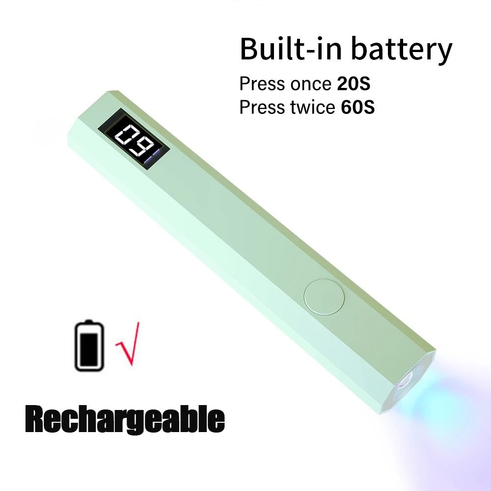 YIKOOLIN Handheld USB Mini UV LED Nail Lamp 7