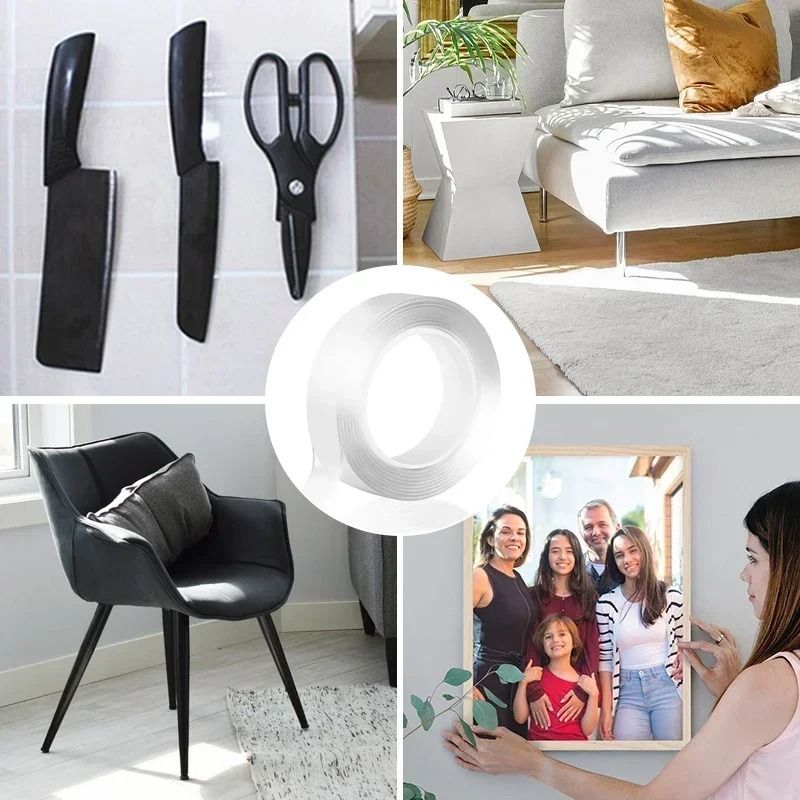 Reusable Nano Adhesive DoubleSided Tape 3