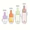 10Piece Cosmetic Glass Dropper Bottle Set 5