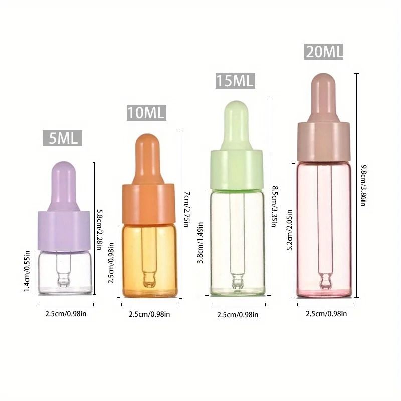 10Piece Cosmetic Glass Dropper Bottle Set 5