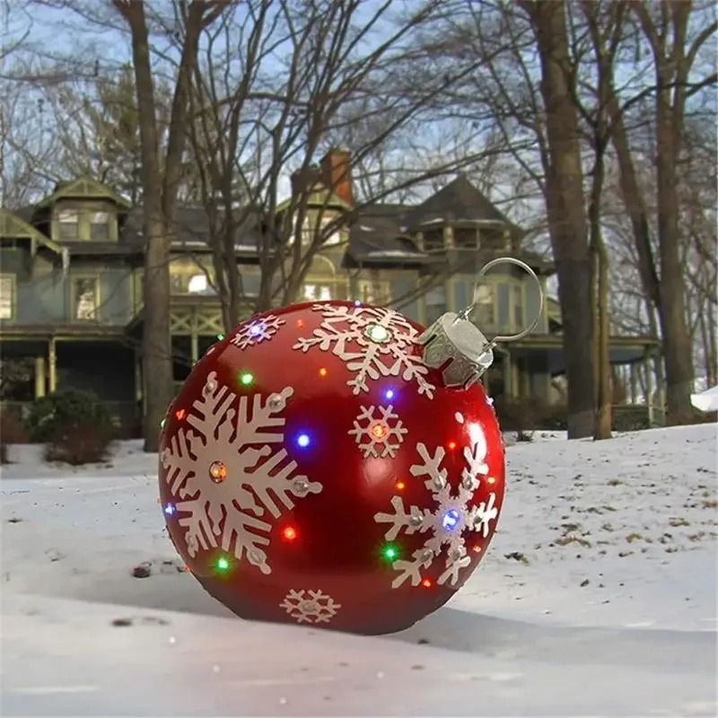 60cm Giant Outdoor Christmas Inflatable Decorated Ball 1