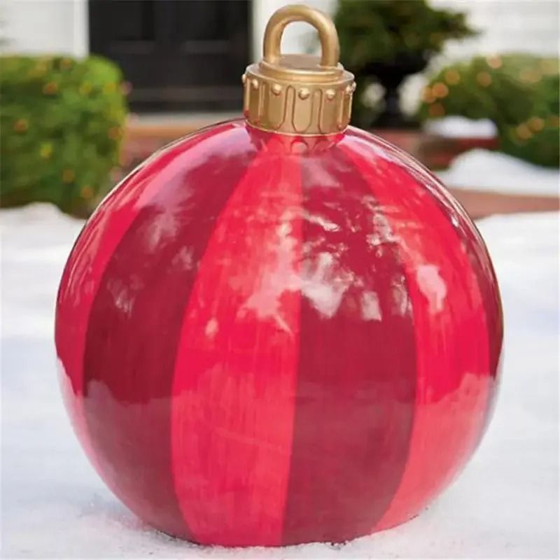 60cm Giant Outdoor Christmas Inflatable Decorated Ball 16