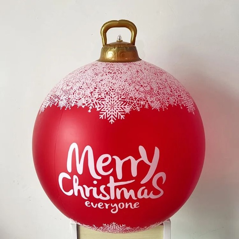 60cm Giant Outdoor Christmas Inflatable Decorated Ball 26
