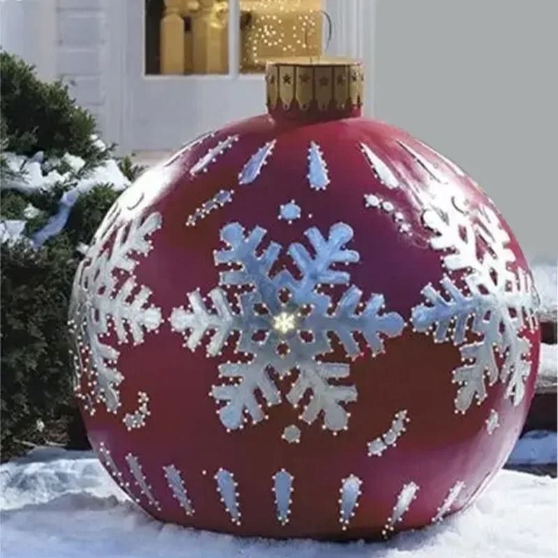 60 Cm Giant Outdoor Inflatable Christmas Ball 9
