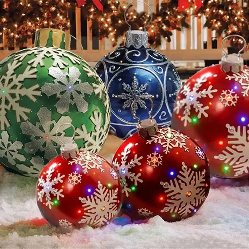 60 Cm Giant Outdoor Inflatable Christmas Ball 1