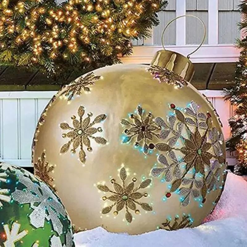 60 Cm Giant Outdoor Inflatable Christmas Ball 7