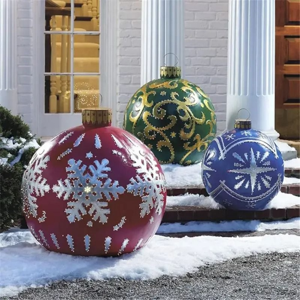 Giant Outdoor Inflatable Christmas Ball Set 4