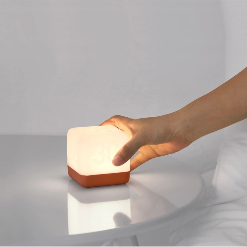 Cube LED Flip Timer Night Light 0