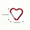 5Piece HeartShaped Metal Carabiner Keychain Set 5