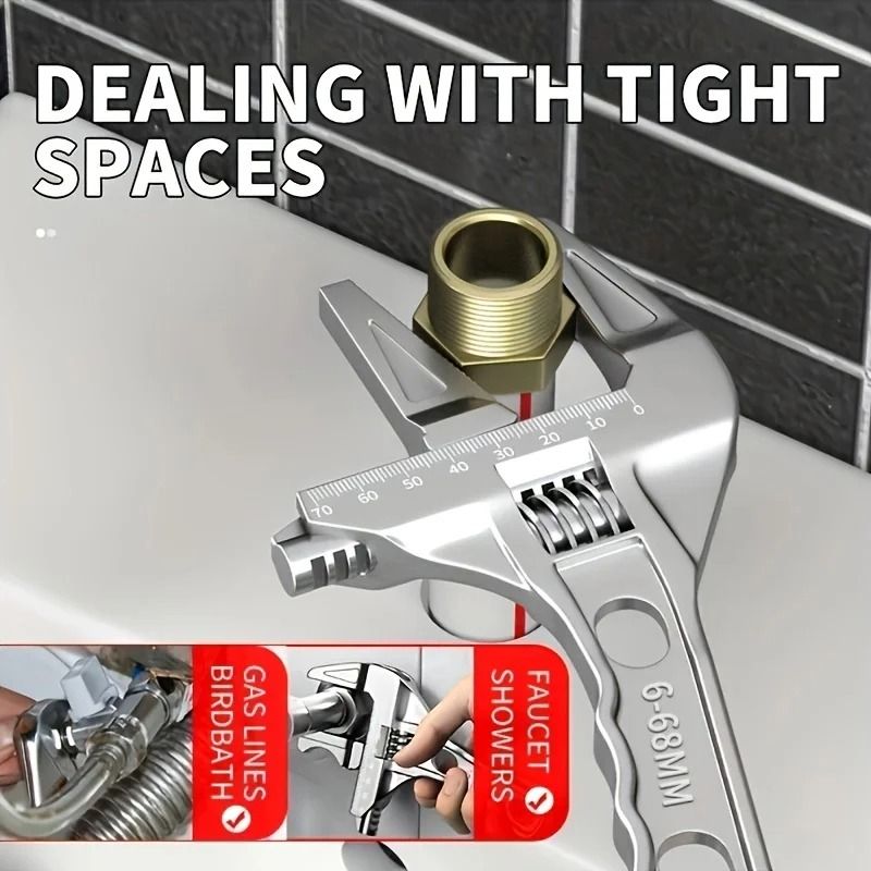 IndustrialStandard Adjustable Bathroom Sanitary Wrench 1