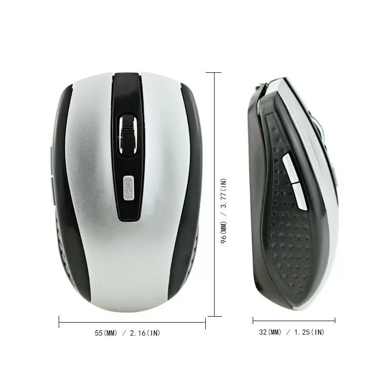 Ergonomic 24G Wireless Optical Mouse 2