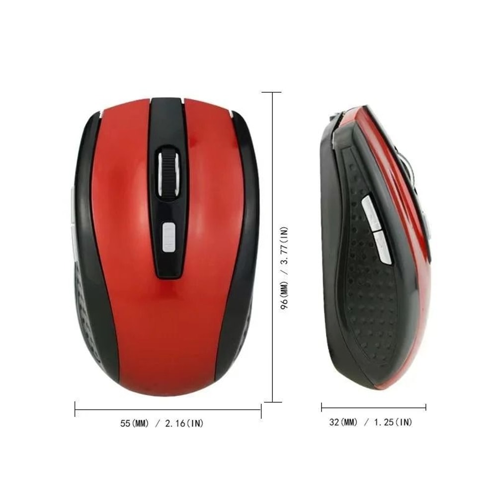 Ergonomic 24G Wireless Optical Mouse 7