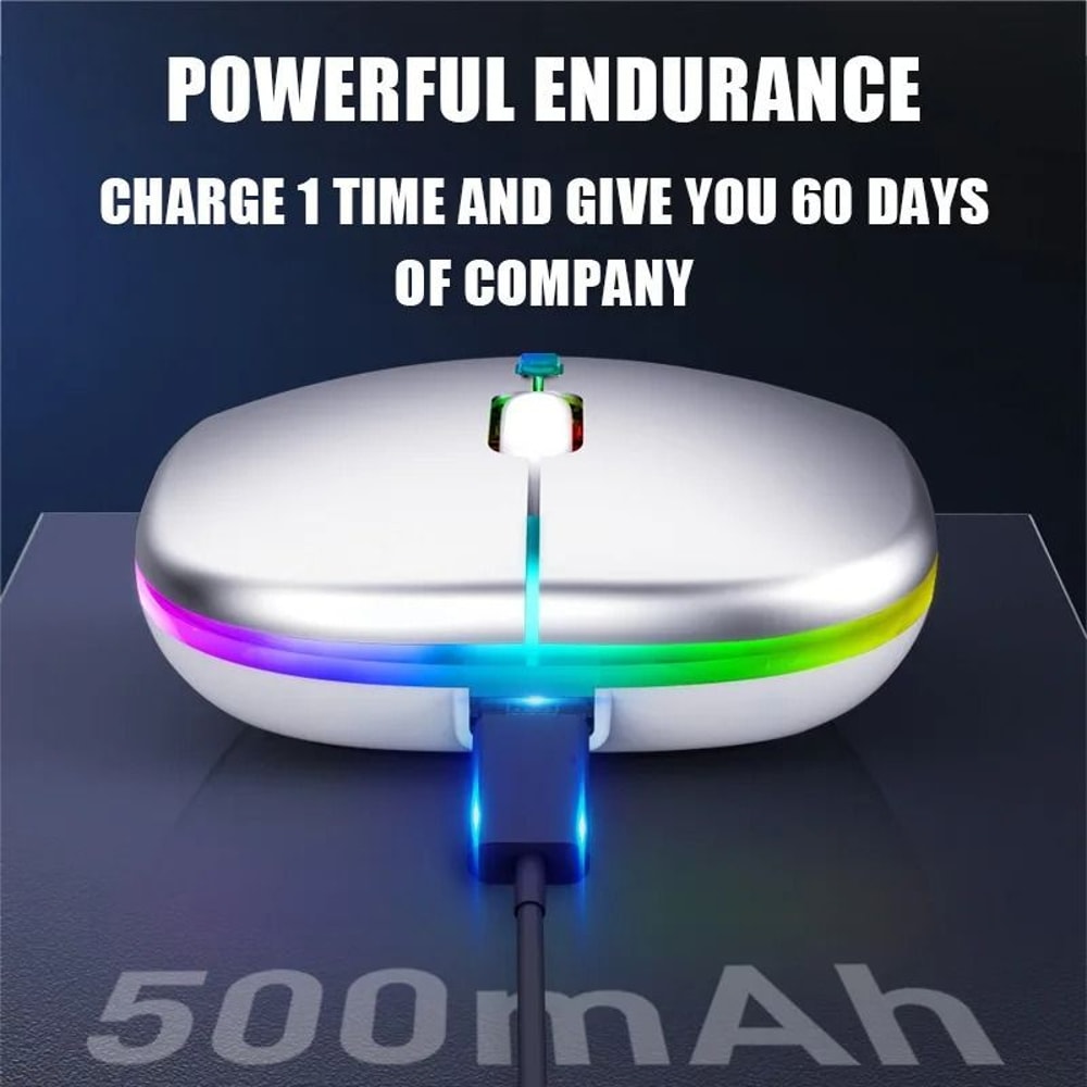 Luminous DualMode Wireless Charging Mouse 2