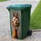 Funny Cartoon Horse Trash Can Sticker Decal 1