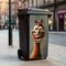 Funny Cartoon Horse Trash Can Sticker Decal 5