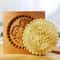Wood Carved Floral Cookie Mold 0
