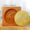 Wood Carved Floral Cookie Mold 6