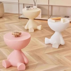 light luxury cartoon sofa side table