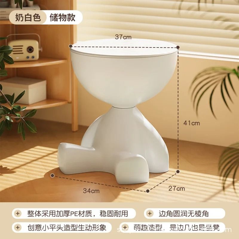 Light Luxury Cartoon Sofa Side Table 13