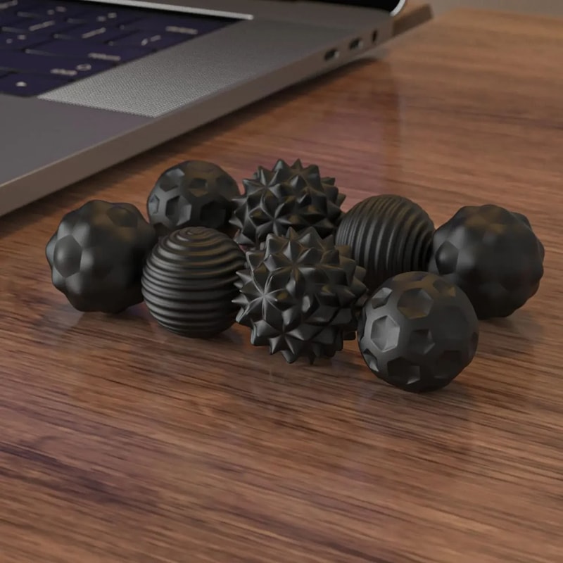 Silicone Magnetic Sensory Fidget Balls 2