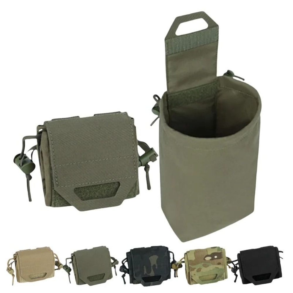 Molle Mini Folding Dump Recycling Pouch 0