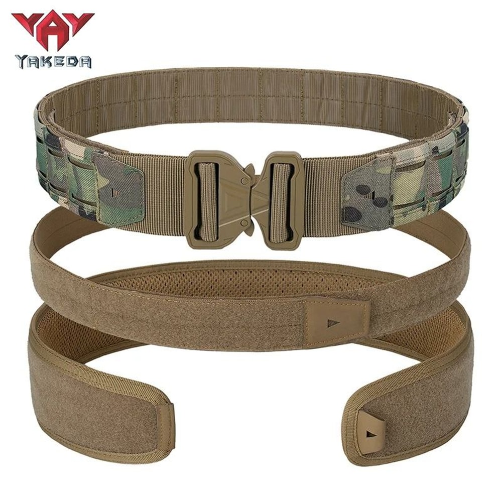 YAKEDA 3IN1 Laser Cut Tactical Combat Belt 9