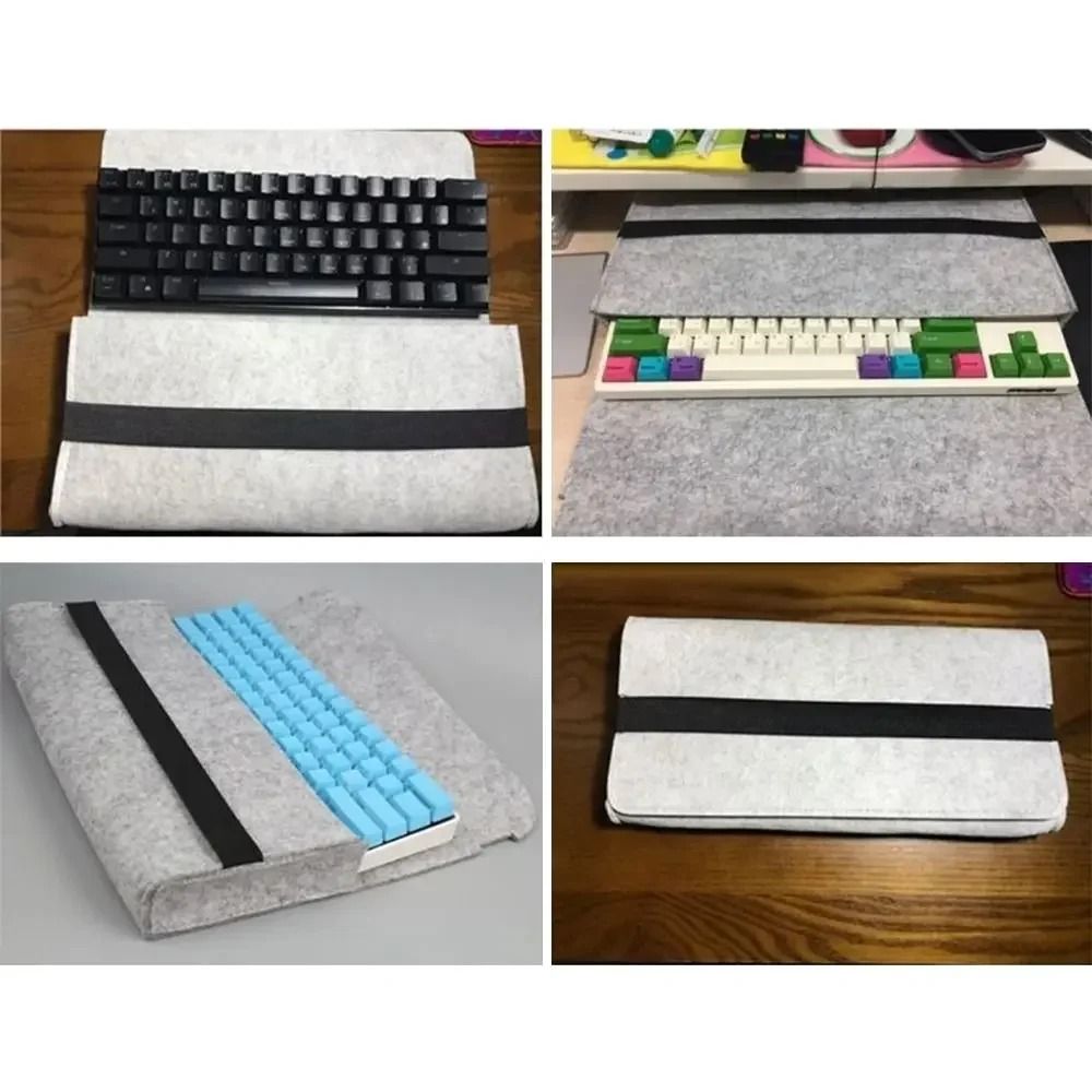 Portable Mechanical Keyboard Felt Carrying Case 2