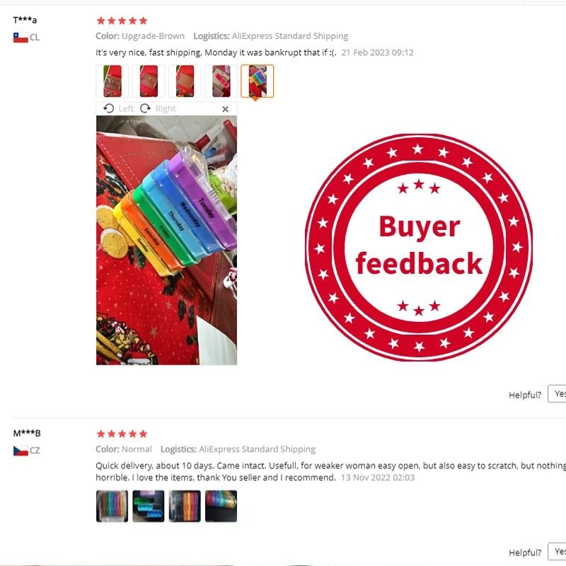 7 Days Weekly Tablet Holder And Medicine Storage Organizer 5