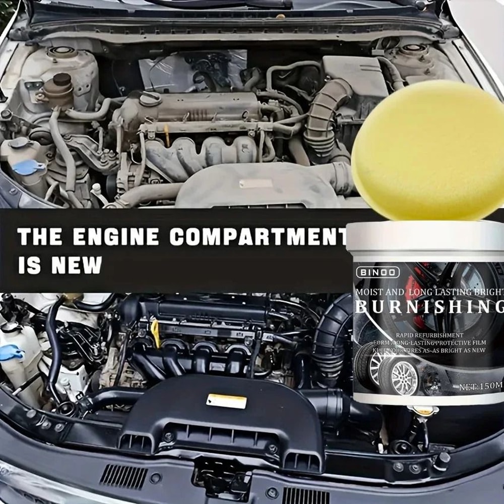 Binoo Tire Blackening Coating Wax And Protection Kit 5