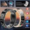 Smart Health And Sleep Monitoring Ring With LED Display 0
