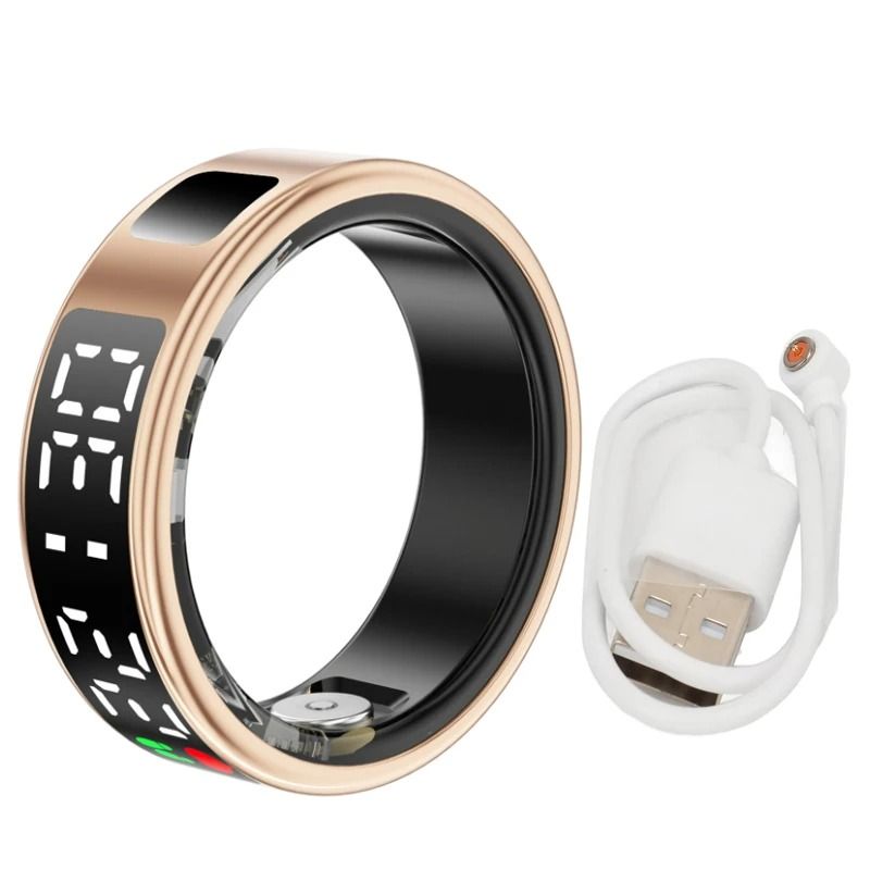 Smart Health And Sleep Monitoring Ring With LED Display 6