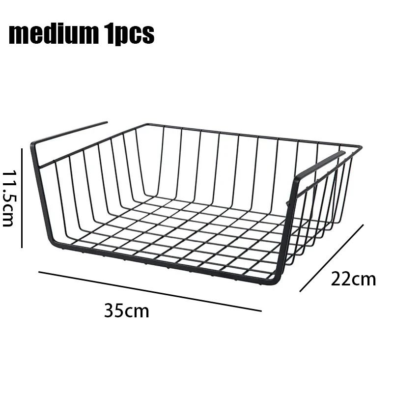 MultiFunctional UnderShelf Hanging Wire Basket 9