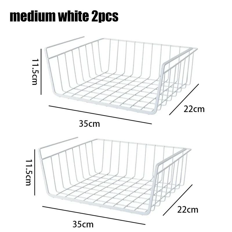 MultiFunctional UnderShelf Hanging Wire Basket 14