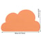 Silicone CloudShaped Pet Feeding Placemat 5