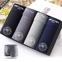 plus size cotton men's boxer shorts