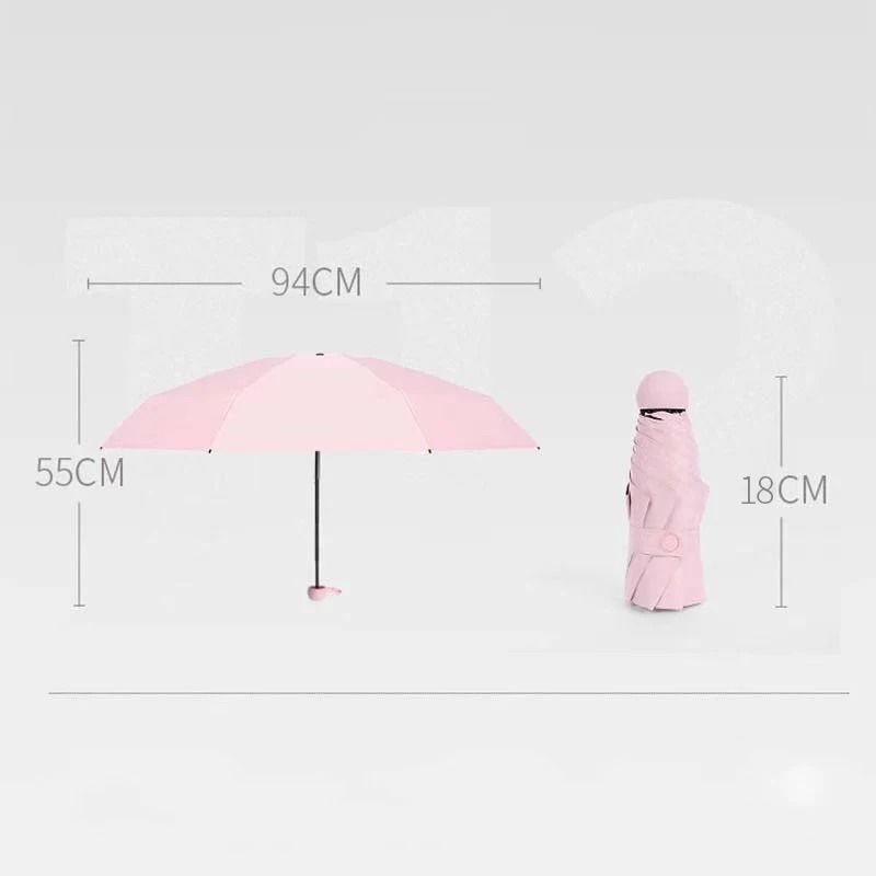 Portable Mini Capsule Sun And Rain Umbrella 5