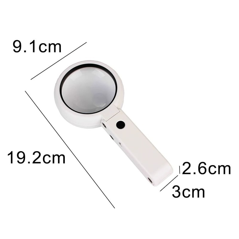DualPower Handheld And Desktop LED Magnifying Glass 3