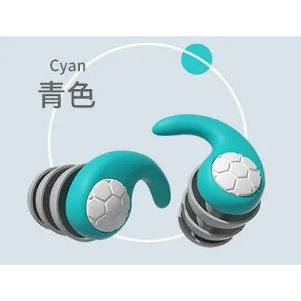 Silicone NoiseCancelling ThreeLayer Earplugs 9