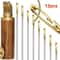 12Piece Stainless Steel SideHole Blind Needles 0