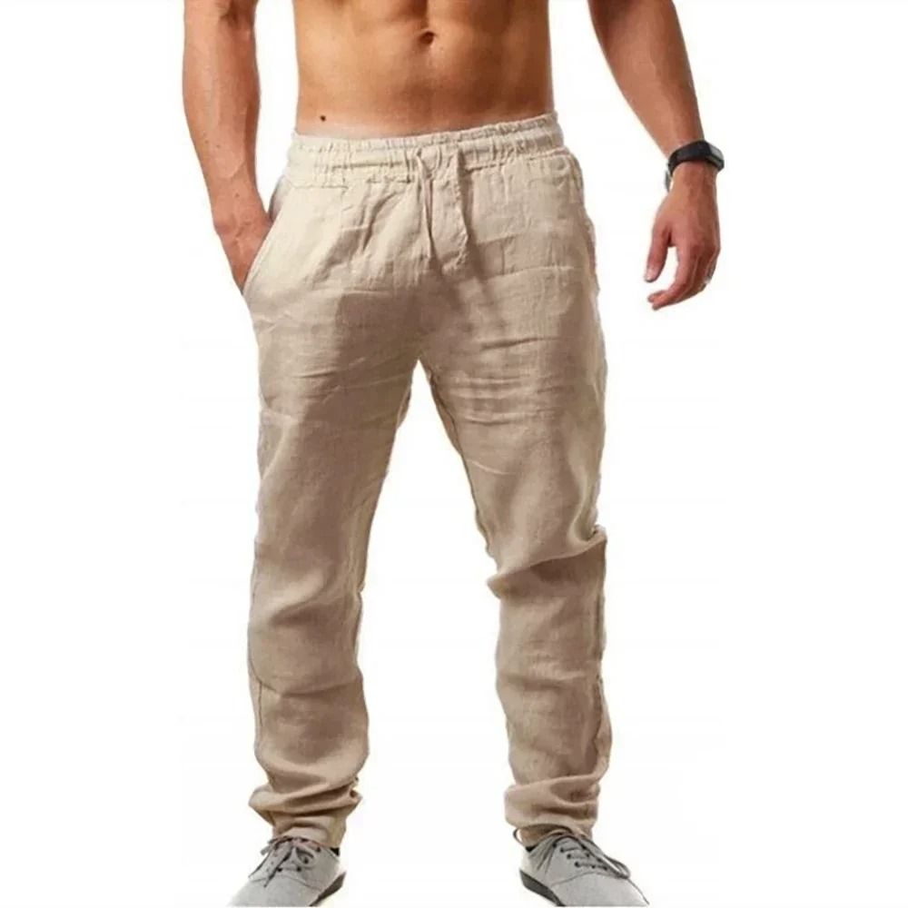 Mens Summer Breathable Casual Fitness Pants 10
