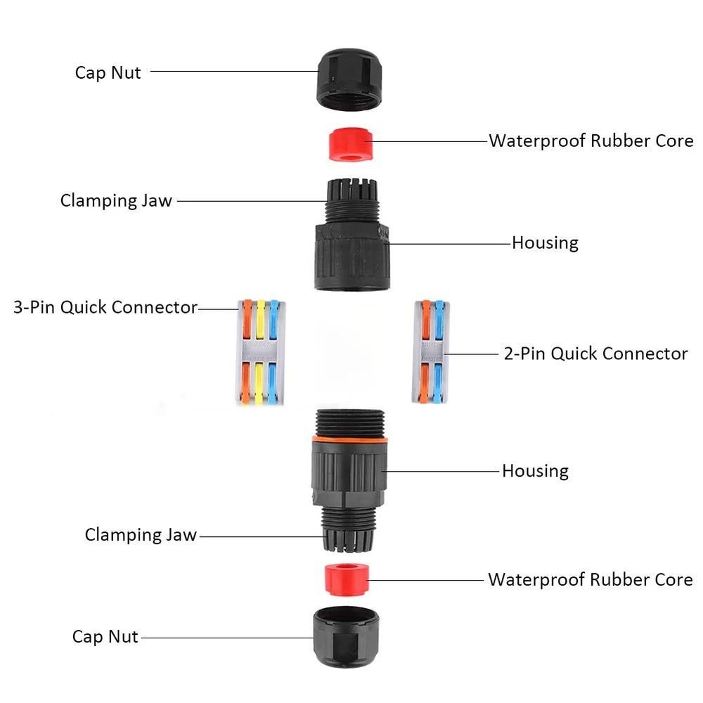 IP68 Waterproof Joint Wire Quick Connector 1
