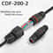 IP68 Waterproof Joint Wire Quick Connector 6