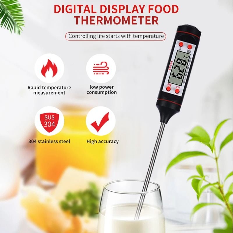 Kitchen Digital Probe Food And Liquid Thermometerkitc 2