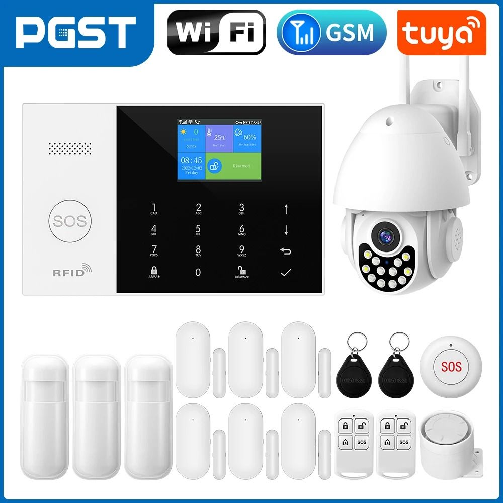 PGST Residential Tuya Smart GSM WiFi Home Alarm System 10