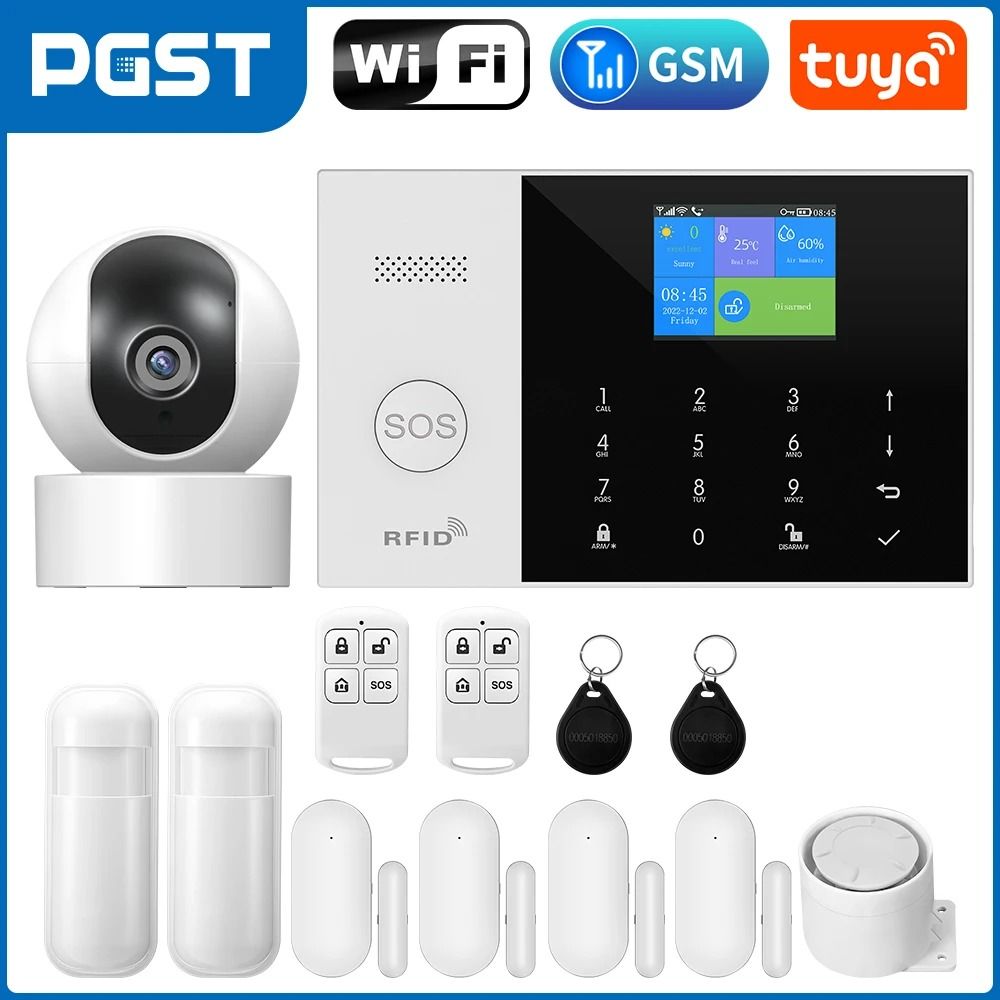 PGST Residential Tuya Smart GSM WiFi Home Alarm System 7