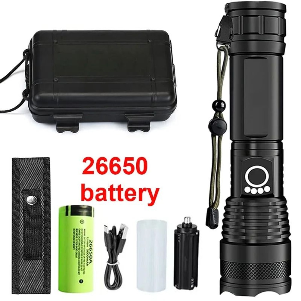 HighPower Rechargeable LED Tactical Flashlight 10