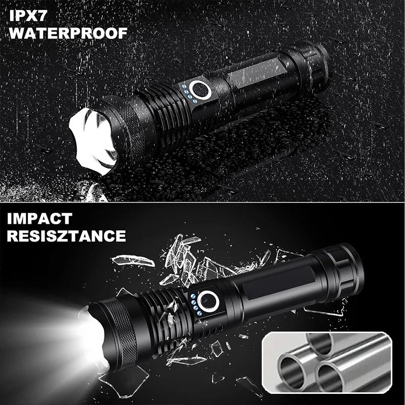 HighPower Rechargeable LED Tactical Flashlight 4