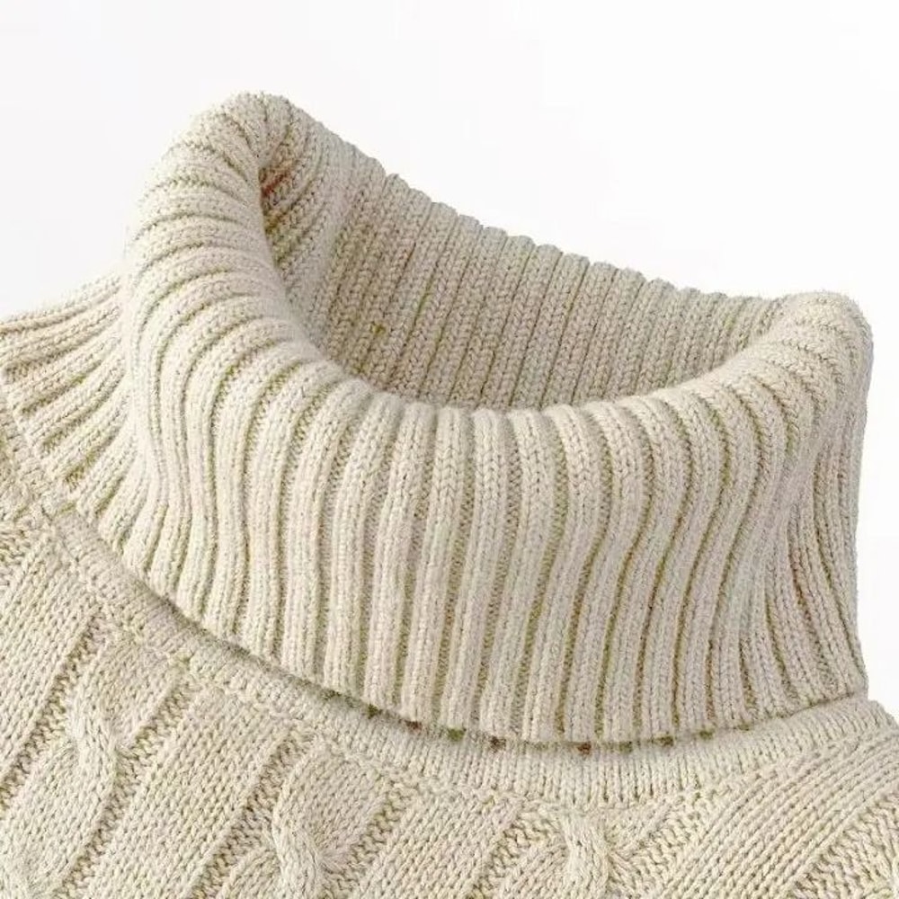 New Mens Turtleneck Knitted Woolen Sweater 8