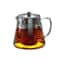 HighCapacity HeatResistant Glass Teapot With Infuser 5